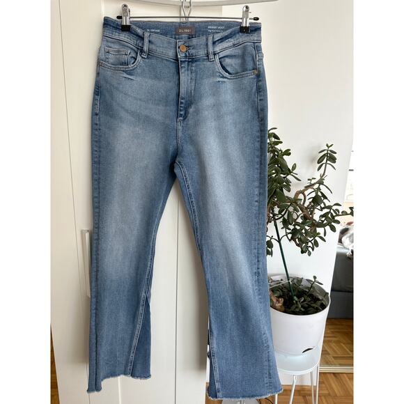 DL1961 Women's Bridget Boot High Rise Instasculpt Crop Jeans, Size 28, EUC - Picture 1 of 7
